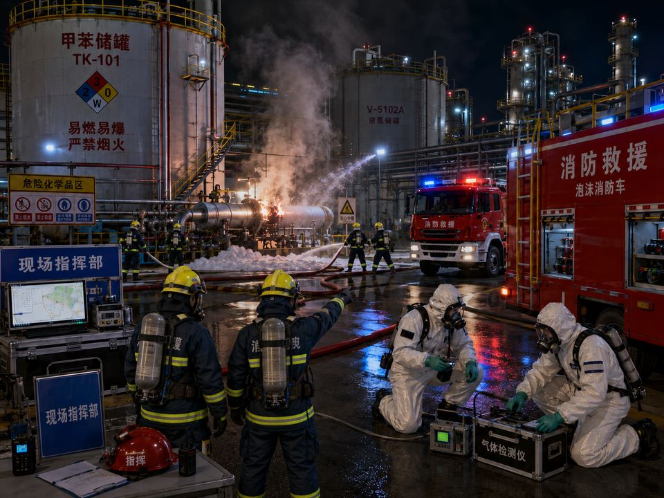危化品泄漏燃爆处置