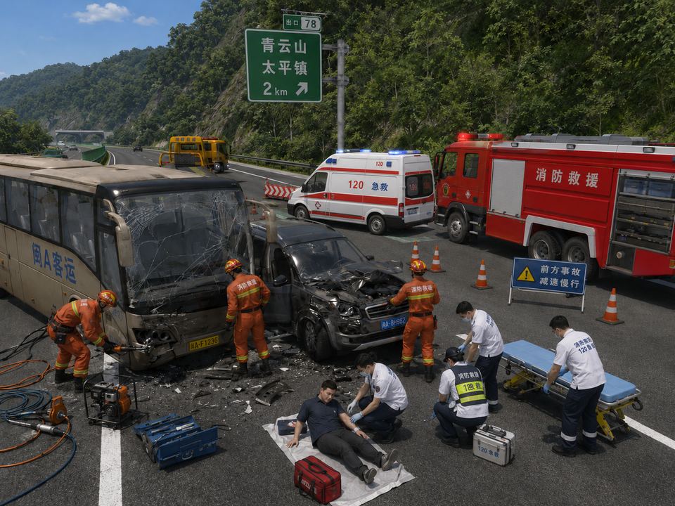 交通事故救援训练